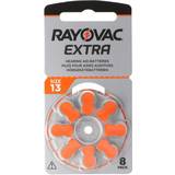 Rayovac Batterier - Knapcellebatterier Batterier & Opladere Rayovac Extra 13 8 stk høreapparatbatterier 0% kviksølv