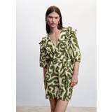 Mango Dress Kvinde Korte Kjoler hos Magasin Green • »