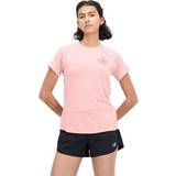 New Balance Impact Run T-Shirt Damen Pink, XL