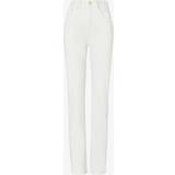 Tory Burch Dame Bukser & Shorts Tory Burch Mid-rise straight jeans white