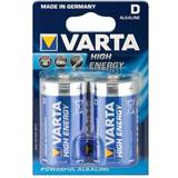 Batterier & Opladere Varta High Energy D LR20 2-pack