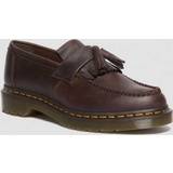 5 - Herre Loafers Dr. Martens Men's Adrian Crazy Horse Leather Tassel Loafers in Brown