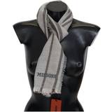 Missoni Mens Multicolor Striped Wool Unisex Neck Wrap Scarf Multicolour Wool archived One