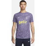 Premier League T-shirts Nike Tottenham Trænings T-Shirt Dri-FIT Pre Match Navy