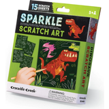 Krokodiller Kreativitet & Hobby Crocodile Creek Sparkle Scratch Art Dinosaurer