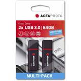 AGFAPHOTO 64 GB Hukommelseskort & USB Stik AGFAPHOTO USB 3.2 Gen 1 64GB black MP2 [Levering: 4-5 dage]