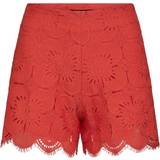 Desigual Dame Shorts Desigual Retro lace shorts RED