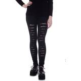 Dame - One Size Tights Vixxsin slasher ripped holes floral lace gothic emo punk leggings a-slasher-b