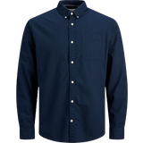 Jack & Jones Skjortekrave Overdele Jack & Jones Slim Fit Relaxed Shirt - Blue/Navy Blazer