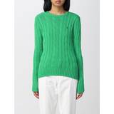 Polo Ralph Lauren Dame - Grøn Overdele Polo Ralph Lauren Woman Sweater Green Cotton