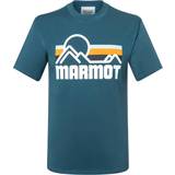 Marmot Herre Overdele Marmot Mens Coastal Short Sleeve T-Shirt Dusty Teal