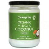 Kosher Krydderier, Smagsgivere & Saucer Clearspring Unrefined & Raw Organic Coconut Oil 400g