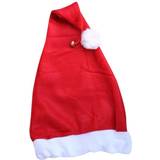 Julepynt Santa Hat With Bell Wit/Without Name Red Julepynt 45cm