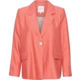 Part Two Blazere Part Two Talena Blazer With Buttons Coral