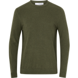 Selected Homme Long Sleeved Knit - Ivy Green