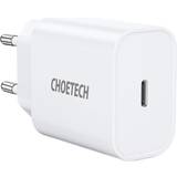 Choetech 20W USB-C PD Vægoplader, hvid