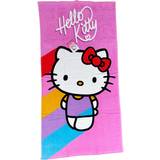 Hello Kitty Bomuld Babyudstyr Hello Kitty towel 100% cotton large children's beach bath pool 140cm x 70cm