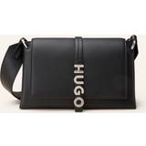 Hugo Boss Skuldertasker HUGO BOSS Faux-leather crossbody bag with detachable card holder