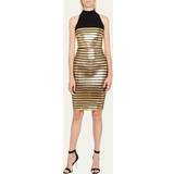 Bomuld - Guld Nederdele Balmain Golden Stripe Skirt