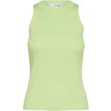 Selected Dame - Viskose T-shirts & Toppe Selected Sleeveless Knitted Top - Sharp Green