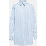 Etro Blå Overdele Etro Striped Cotton Shirt