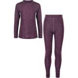 Svedundertøj Børnetøj på tilbud zigzag Wendell børne skiundertøj merino uld Potent purple år