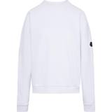 Moncler Dame Sweatere Moncler Crew Neck Sweatshirt - White