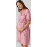 Kjoler til gravide Graviditets- & Ammetøj Mamalicious Regular Fit V-hals Kjole