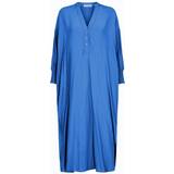 Ballonærmer - Dame - Lange kjoler - Polyester Co'Couture SunriseCC Smock Tunic Dress - New Blue