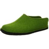 Haflinger Flair Smily Unisex Carpet Slippers, green Größe green