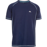 Trespass Polyester T-shirts & Toppe Trespass Men's Quick Dry Active T-shirt Albert - Navy/Beige