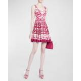 48 - Nylon - XS Kjoler Dolce & Gabbana Short charmeuse bustier dress