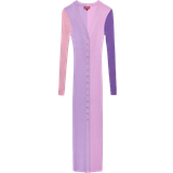 Lilla - Nylon Kjoler Staud Shoko Sweater Dress - Iris/Multi