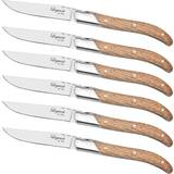 Laguiole Knive Laguiole steakknive, Oak 6 stk. title