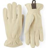Dame - Gul - Skind Tilbehør Hestra Chamois Work Glove - 5 Finger Unisex - Natural Yellow