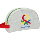 Benetton Toilettasker & Kosmetiktasker Benetton Kulturbeutel Für Die Schule Pop Grau 28 X 18 X 10 Cm