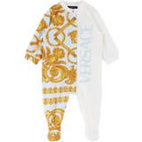 50 Playsuits Versace Kids Baby printed cotton jersey playsuit multicoloured