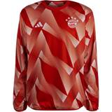 FC Bayern München T-shirts adidas FC Bayern Pre-Match Warm trøje Red White