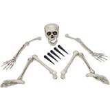 Skeletter Tilbehør Kostumer Europalms Halloween Skeletsæt løsedele