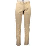 Gant One Size Bukser & Shorts Gant Bomuld Bukser & Jeans Beige