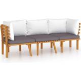 Træ Loungesæt Havemøbel vidaXL 3087007 Loungesæt, borde inkl. 3 sofaer