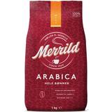 Drikkevarer Merrild 100% Arabica Coffee Beans 1000g