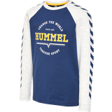 Hummel Langærmet T-shirt HmlASHER Blå Drenge