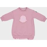 Moncler Børnetøj Moncler Enfant Baby Pink Crewneck Dress 527 18-24M