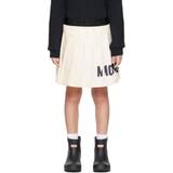 Moncler Nederdele Moncler Enfant Kids Off-White Pleated Skirt 031 14Y
