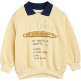 Sweatshirts Børnetøj Mini Rodini Baguette Emb Collar Sweatshirt Yellow 128/134 128/134