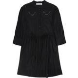 See by Chloé Sort Kjoler See by Chloé Black Embroidered Minidress 001 Black FR