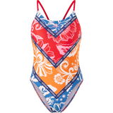 32 - Blomstrede Badetøj adidas X Farm Rio Swimsuit - Vivid Red/Bliss Pink