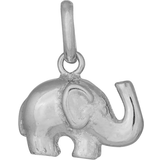 Elefant vedhæng rhodineret sølv