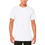 Hvid - Kort ærme - Lærred Tøj Bella+Canvas Men's Long Body Urban Tee - White